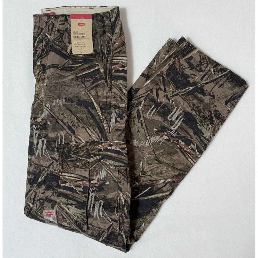 Levi's Men's XX Cargo Straight Leg‎ Relaxed Fit 100% Cotton Pants US Size 29x32